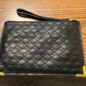 Black Zipped Wristlet